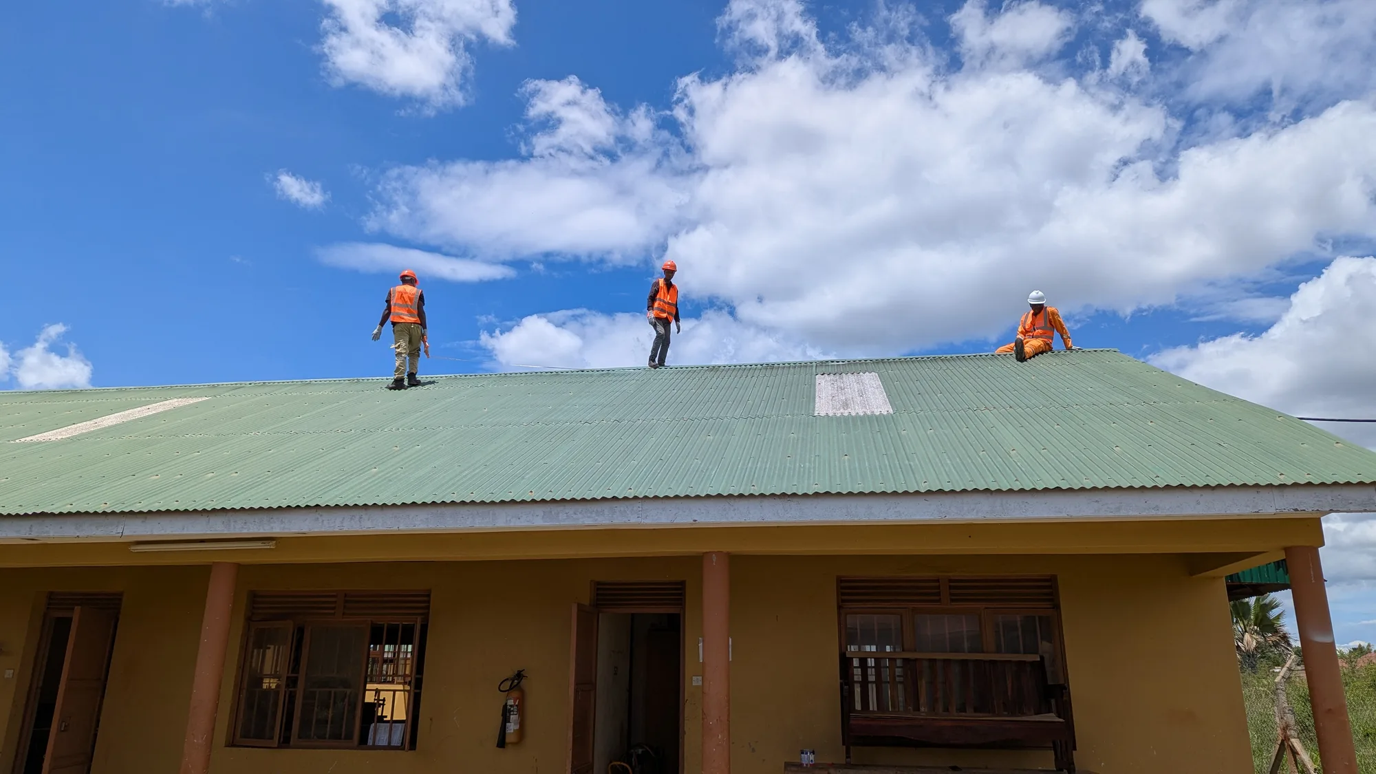 Solar installation at the Soroti Youth Skills Centre in Uganda